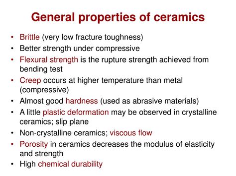ceramics and their properties pdf
